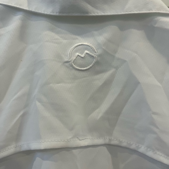 Magellan Outdoors Women's White Button Down Sleeveless Shirt - Picture 5 of 6